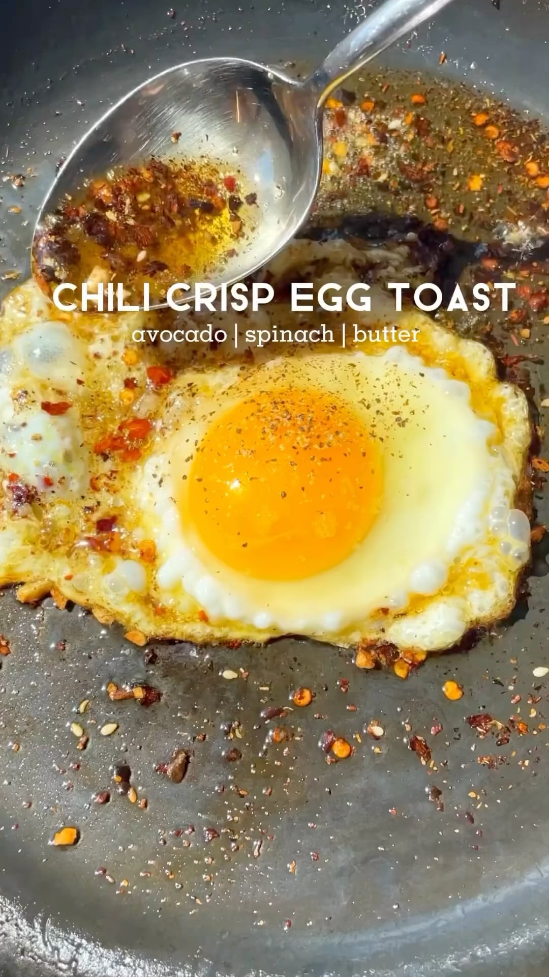 Chili Crisp EGGs and level up fried eggs, toasts, sandwiches, noodles and more
