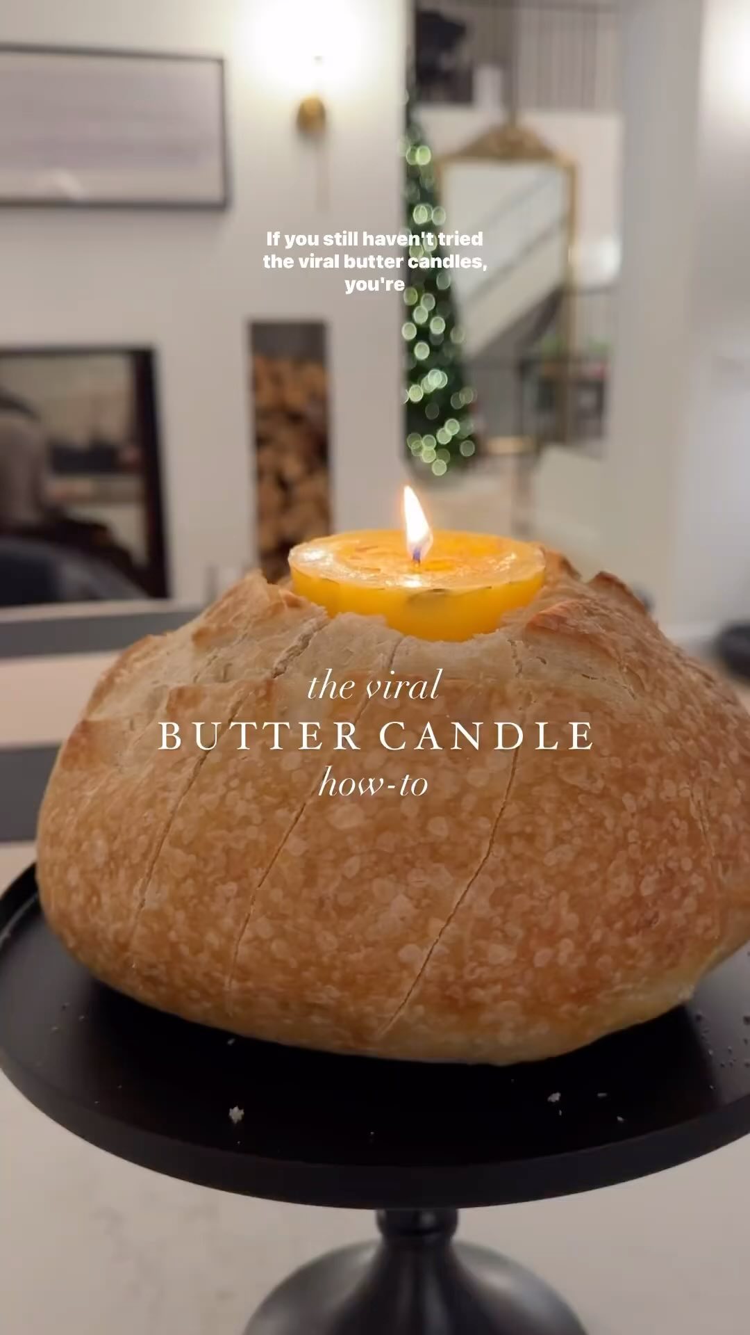 this viral  butter candle is sure to be a hit at your holiday gatherin